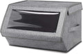 Whitmor Stackable Window Box, Crosshatch Gray