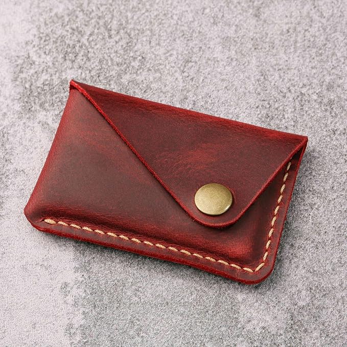 Leather credit card holder, credit card case,business card holder for men,mens slim wallet,Front Pocket Wallet