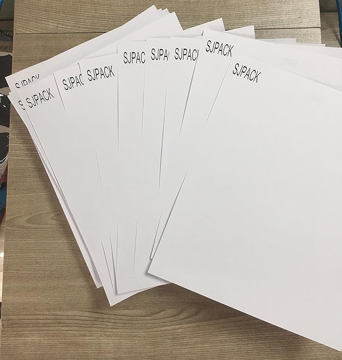 SJPACK 1600 Half Sheet Laser/Ink Jet Shipping Labels Mailing Blank White Labels