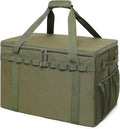 Tactical Camping Storage Bag - 46L Utility Tote Bag Trunk Organizer (Army Green)