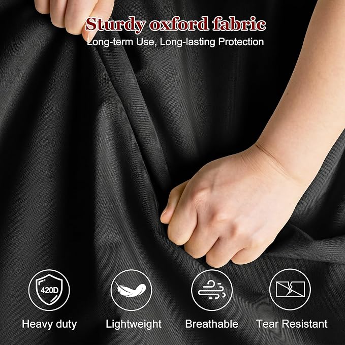 MISSLO 72" Wedding Dress Garment Bag for Travel with 4 Large Pockets Dress Bags for Gowns Long Heavy Duty Dresses Protector Bag for Closet Storage Clothing Covers for Hanging Clothes, Black