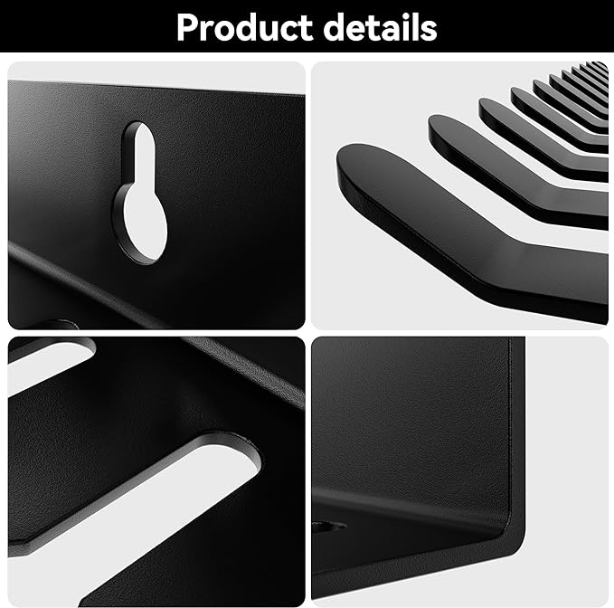19 Slots Wall mountable Cable Hanger and Organizer,Cable Holder,Cable Organizer Studio Storage,Slots Width from 5.5 to 9.5mm for Cord Management Rack