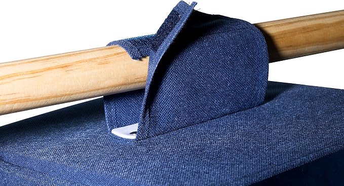 6 SHELF HANGING SWEATER CLOSET & CLOTHING ORGANIZER, BLUE