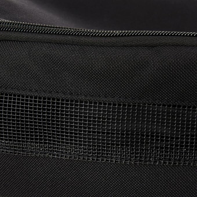 Champ Shoe Bag - Lightweight and Breathable for Any Atheltic Shoe Including Golf Spikes and More - Black