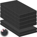 6 Pcs Pick and Pluck Foam Sheets 2 Size Polyurethane Pick Apart Foam Inserts Pads with Bottom Use for Camera, Interlocking Case, Tool Box, Storage Drawer (4P 16" x 12" x 2", 2P 16" x 12" x 1")