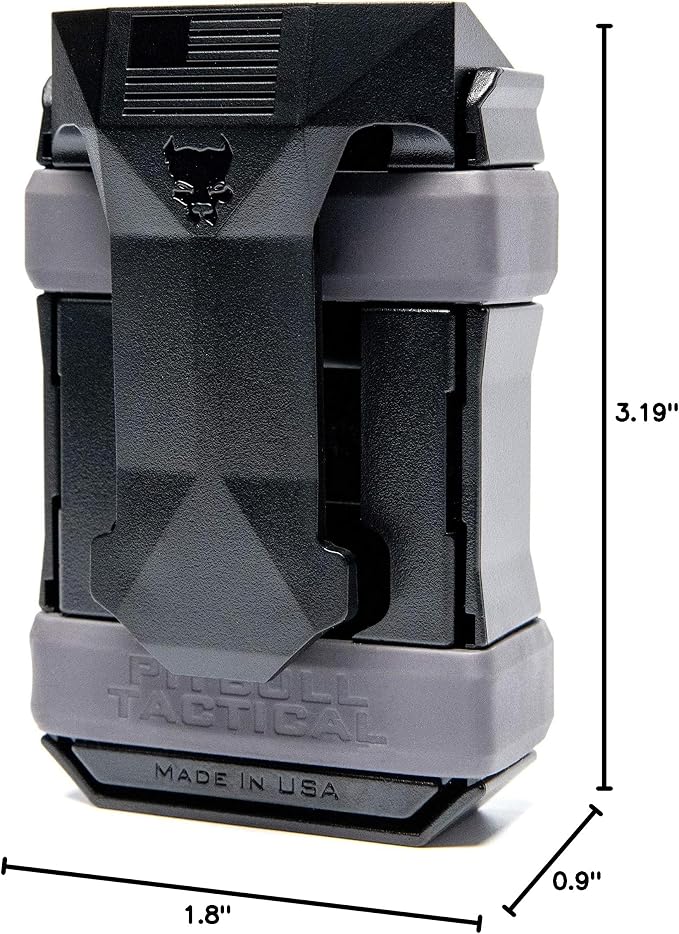 Gen 2 Universal Mag Carrier – Ambidextrous IWB/OWB Mag Pouch for Single & Double Stack Magazines. Fits Glock, 1911, S&W, Sig Sauer, Beretta & More.