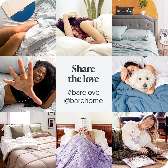Bare Home Twin XL Sheet Set - College Dorm Size - Christmas Sheets - 1800 Ultra-Soft Microfiber - Deep Pockets - Easy Fit - Extra Soft - 3 Piece Set - Holiday Bed Sheets (Twin XL, Winter Alpine)