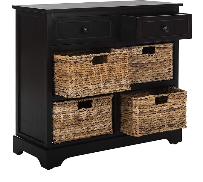 Safavieh American Homes Collection Herman Vintage Black Storage Unit