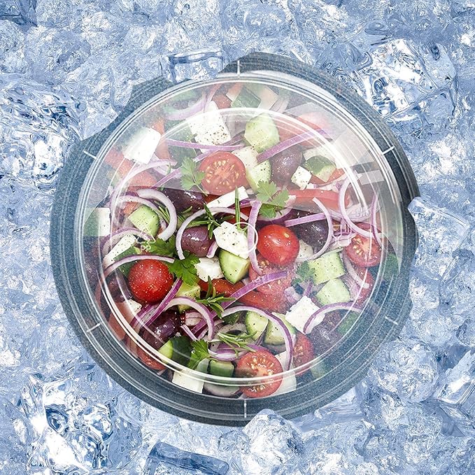 Prep Naturals 30 Pack Meal Prep Containers Reusable | BPA-Free Plastic Meal Prep Containers - Airtight Lids, Microwave & Freezer Safe for Portion Control (30-Pack, 24 oz)