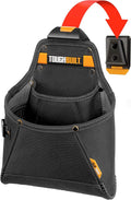 ToughBuilt ClipTech Series - Utility Pouch, Heavy-Duty Tool Pouch with Multiple Pockets, Secure Attachment & Storage for Jobsite Use