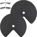 Frienda 2 Pcs Lazy Susan Shelf Liners - Non Adhesive, Non Slip Kitchen Cabinet Liners for Refrigerator, Pantry, Sink & Cupboard Storage(26 Inch,Black)