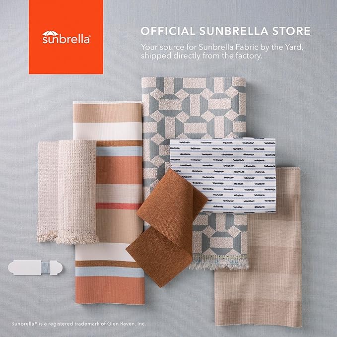 Sunbrella Outdoor Fabric by The Yard | Canvas Macaw | Official Sunbrella Seller | Indoor or Outdoor Upholstery Fabric for Chairs, Cushions, Drapery, Pillows, Furniture