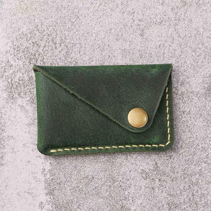 Leather credit card holder, credit card case,business card holder for men,mens slim wallet,Front Pocket Wallet