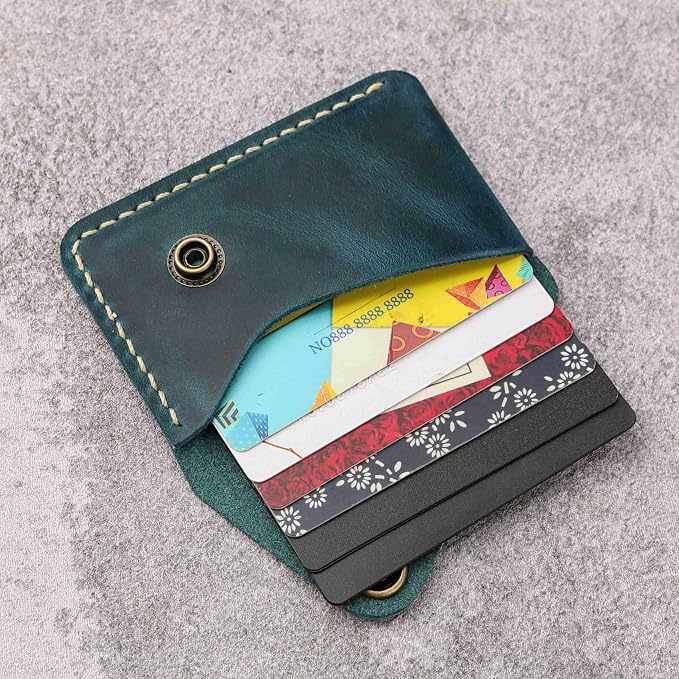 Leather credit card holder, credit card case,business card holder for men,mens slim wallet,Front Pocket Wallet