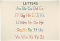 Letters Classroom Decoration Banner-Homeschool Decor-Educational Pennant Decor Gift for Kids Toddler Baby Boys Girls Toddler-Banner Wall Sign for Playroom Nursery Baby Room
