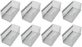 YBM Home Magnetic Basket Storage Organizer with 16 Strong Magnets for Metal Desk, Fridge, Whiteboard, and Wall Locker Accessories, Large (8-Pack)