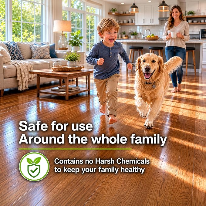 Black Diamond Stoneworks Wood & Laminate Floor Cleaner – No-Rinse Streak-Free Cleaner for Hardwood, Laminate, Engineered Wood & Luxury Vinyl Plank Floors (4 Gallons)