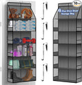 PAULONE 6-Tier Over The Door Shoe Organizer, 71" Hanging Shoe Rack with 2-Size Deep Pockets, 98 lbs Sag-Proof Capacity for Closet Entryway RV