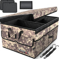 FORTEM Trunk Organizer For SUV Car Trunk Organizer, Foldable Storage, Car Accessories for Women Men, Collapsible Bag, 600D Oxford, Non Slip Bottom, Straps, Soft Cover (50L)