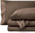 Bare Home Full Sheet Set - Luxury 1800 Ultra-Soft Microfiber Double Brushed - Deep Pockets - Easy Fit - 4 Piece Set - Bedding Sheets & Pillowcases (Full, Heathered Taupe)