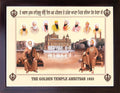 Lord Sikh Guru poster print with frame for Home Decor and Gifting Purpose (229-123)