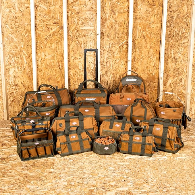 Bucket Boss Cable Bag in Brown, 69000, Brown|brown