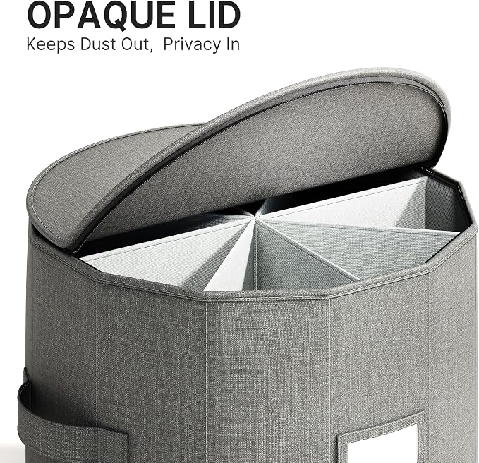 Vailando Round Shoe Organizer, Fan Dividers for Wide Shoes & Boots, Gray, 2 Pack (Gray, 2 PACK)