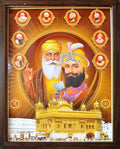Lord Sikh Guru poster print with frame for Home Decor and Gifting Purpose (229-17)
