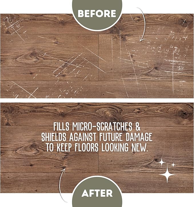 Quick Shine Multi-Surface Floor Finish-Polish 27oz-2pk | Safer Choice, No PFAS, pH Neutral Clean Shine Technology | Squirt & Spread | For Wood, Laminate, LVP, LVT, Tile & Stone | Made in USA