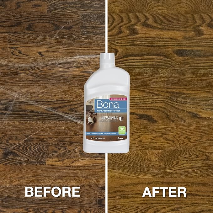 Bona Hardwood Floor Polish - 32 fl oz - Low Gloss Shine