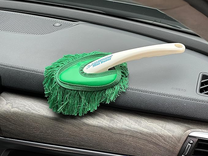 California Car Duster Dash Duster Green 62461 with Storage Bag